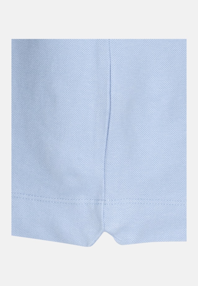 Kragen Polo-Shirt Slim in Hellblau |  Seidensticker Onlineshop