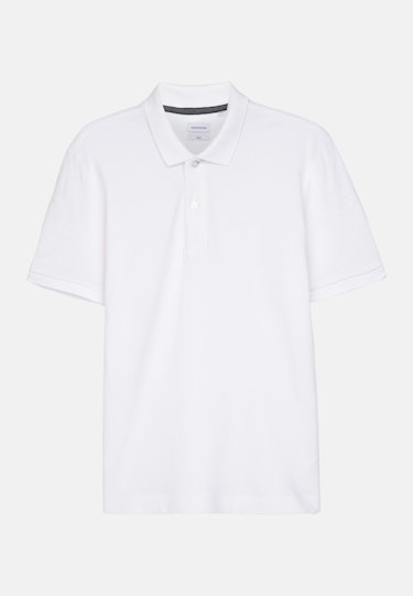 white collar polo