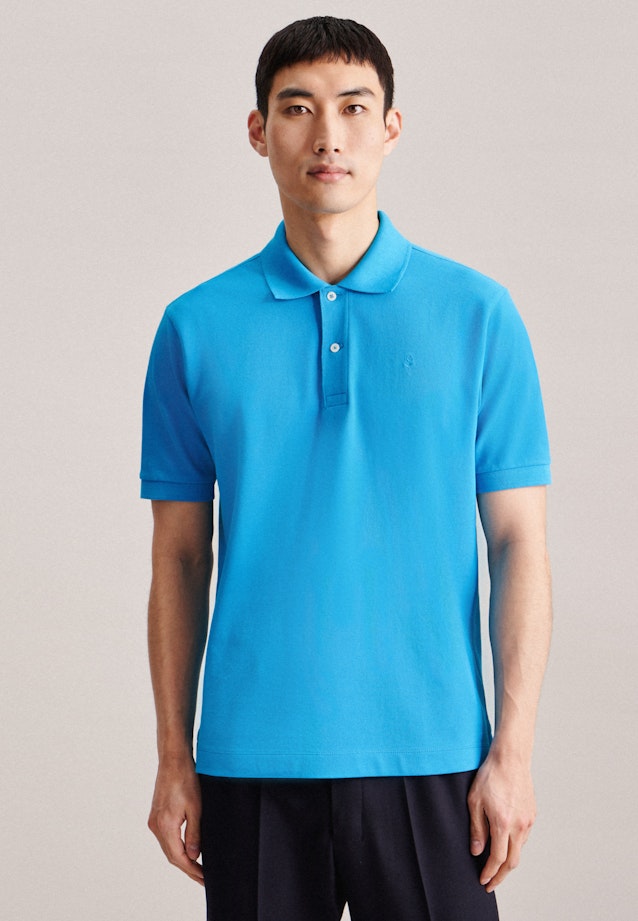 Collar Polo in Turquoise |  Seidensticker Onlineshop