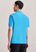 Polo Slim Manche Courte Polo Kragen in Turquoise |  Seidensticker Onlineshop