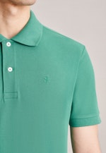 Polo Slim Manche Courte Polo Kragen in Vert |  Seidensticker Onlineshop