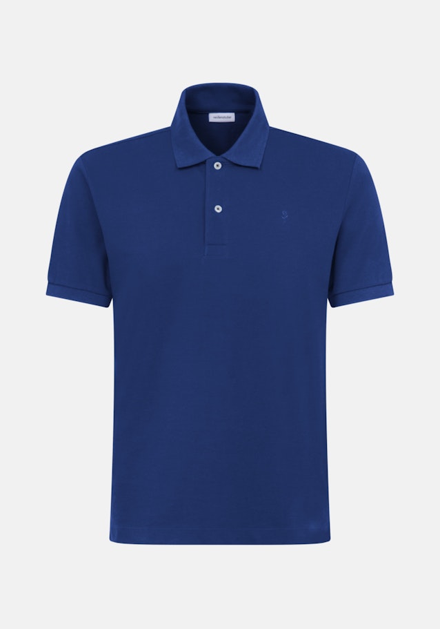 Kraag Polo-Shirt in Donkerblauw |  Seidensticker Onlineshop