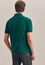 Slim Polo Uni in Green |  Seidensticker Onlineshop