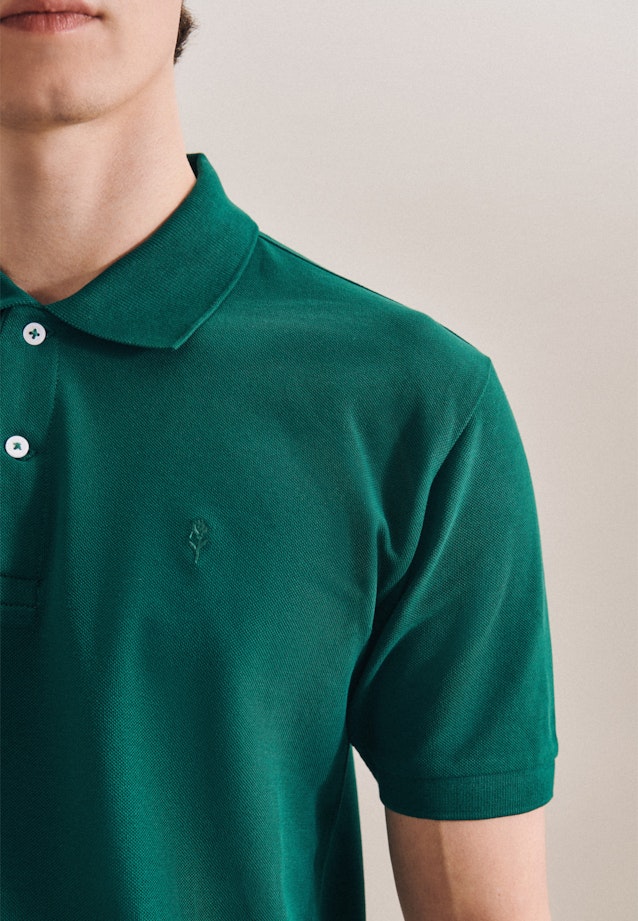 Collar Polo in Green |  Seidensticker Onlineshop