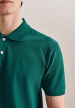 Slim Polo Uni in Green |  Seidensticker Onlineshop