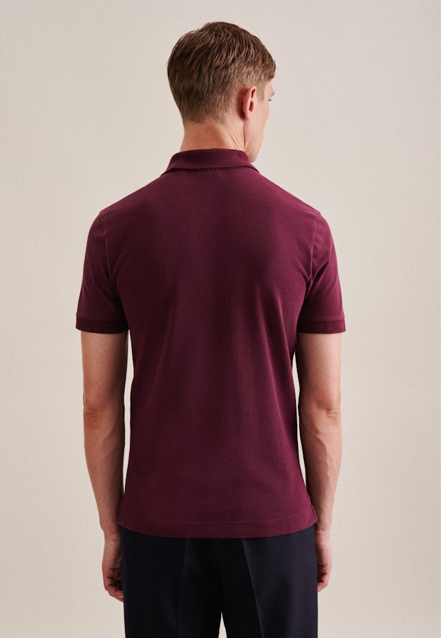 Collar Polo-Shirt in Rot |  Seidensticker Onlineshop
