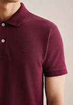 Polo Slim Manche Courte Polo Kragen in Rot |  Seidensticker Onlineshop