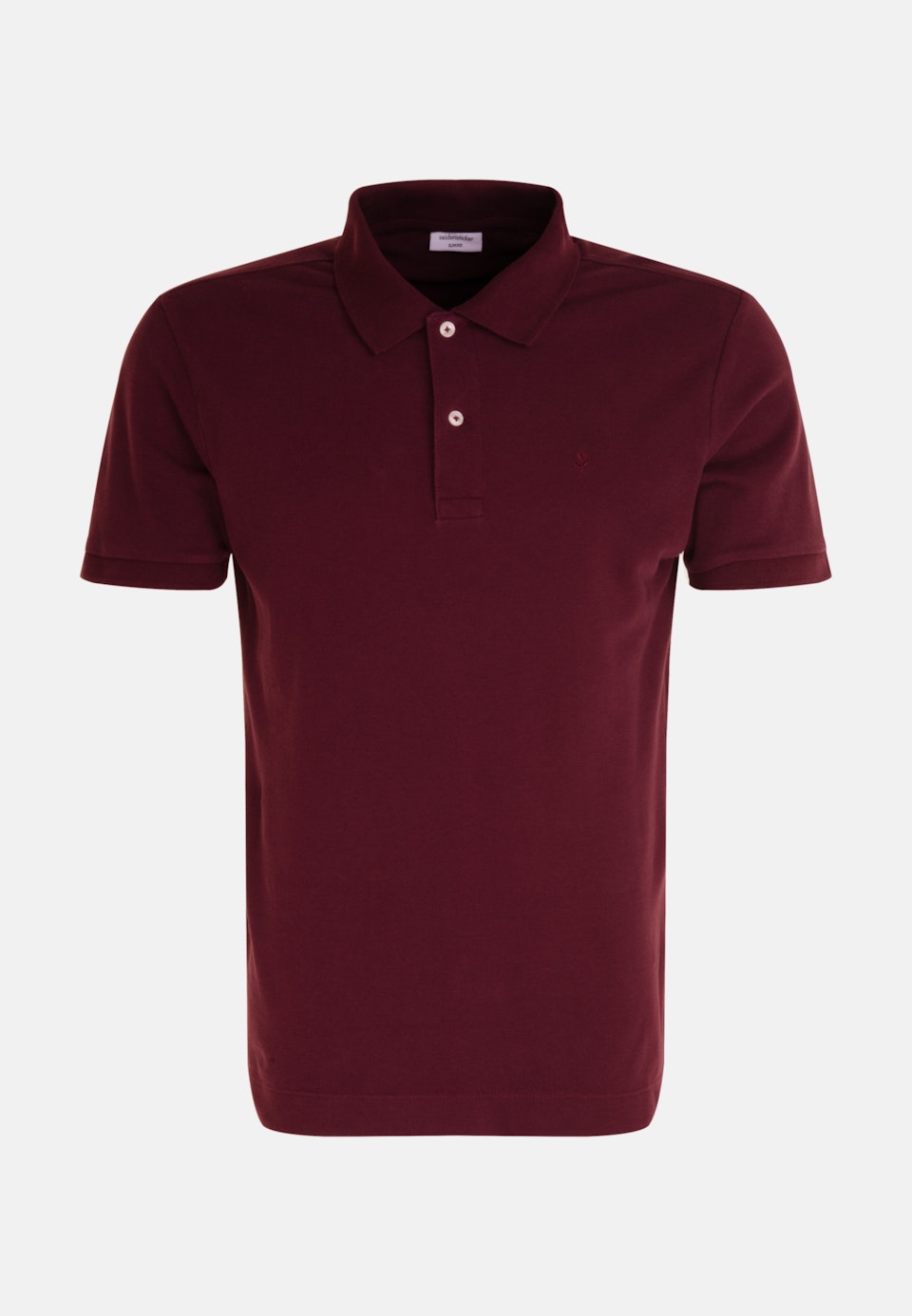 Kragen Polo-Shirt Slim in Rot |  Seidensticker Onlineshop