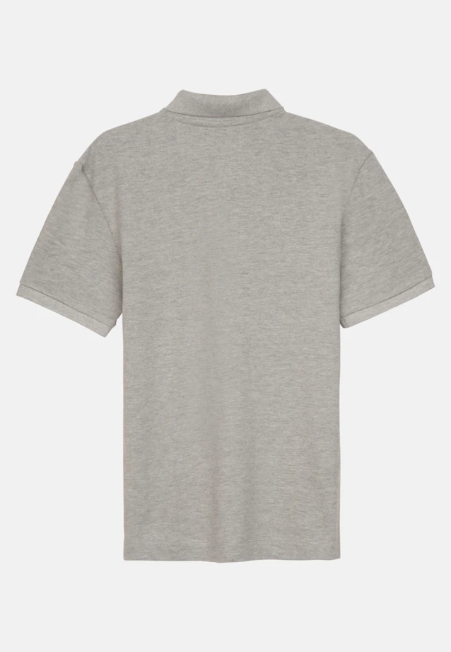 Slim Polo Uni in Gris |  Seidensticker Onlineshop