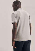 Slim Polo Uni in Grau |  Seidensticker Onlineshop