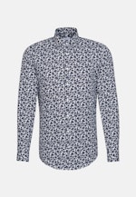 Chemise Business Regular Popeline Col Kent in Bleu Foncé |  Seidensticker Onlineshop