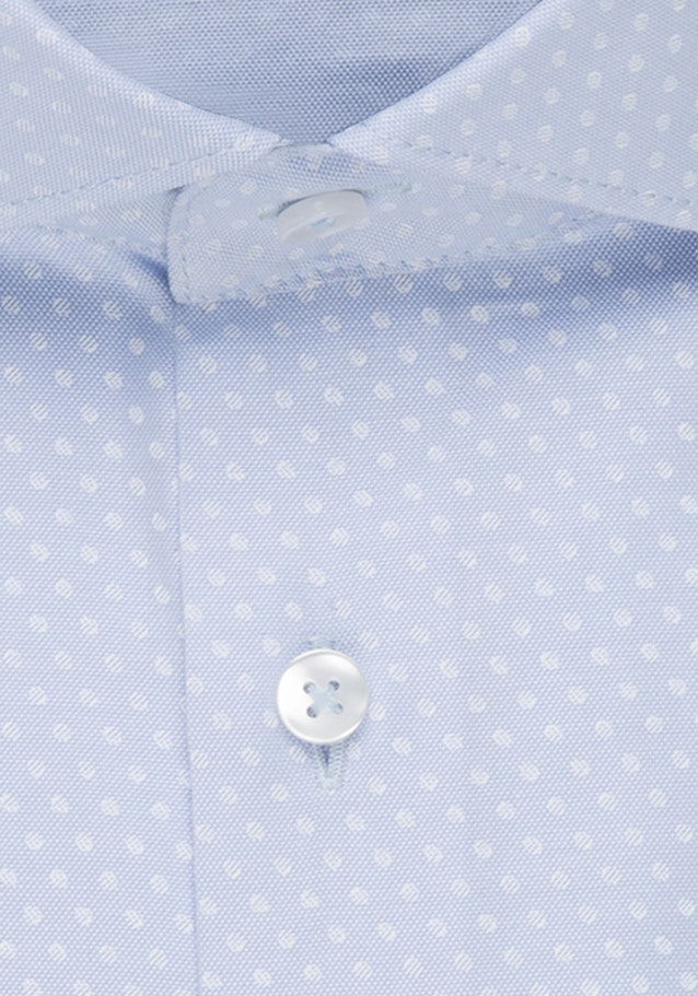 Shaped Oxfordhemd Druck in Hellblau | Seidensticker Onlineshop