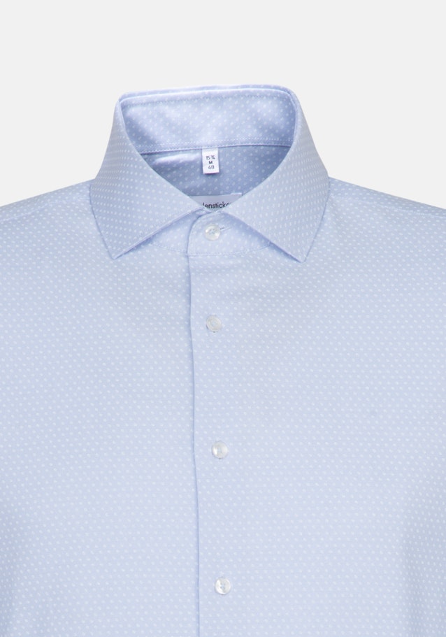 Shaped Oxfordhemd Druck in Hellblau | Seidensticker Onlineshop