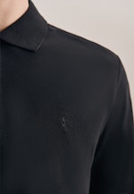 Shaped Polo-Shirt Uni in Black |  Seidensticker Onlineshop