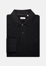 Collar Polo-Shirt in Black |  Seidensticker Onlineshop