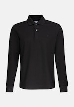 Shaped Polo-Shirt Uni in Black |  Seidensticker Onlineshop