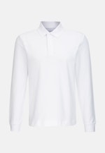 Gerader Schnitt (Normal-Fit) Polo-Shirt Uni in Weiß |  Seidensticker Onlineshop