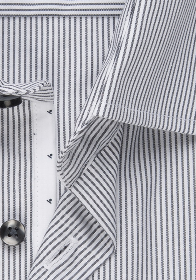 Non-iron Poplin Business Shirt in Shaped with Kent-Collar in Grey |  Seidensticker Onlineshop