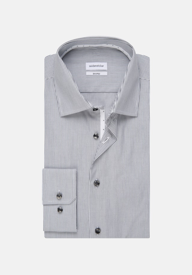 Shaped Business Hemd Uni in Grau | Seidensticker Onlineshop