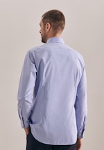 Shaped Business Shirt Check in Light Blue |  Seidensticker Onlineshop