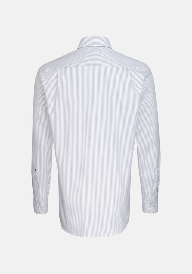 Non-iron Oxfordhemd in Regular with Kentkraag in Donkerblauw |  Seidensticker Onlineshop