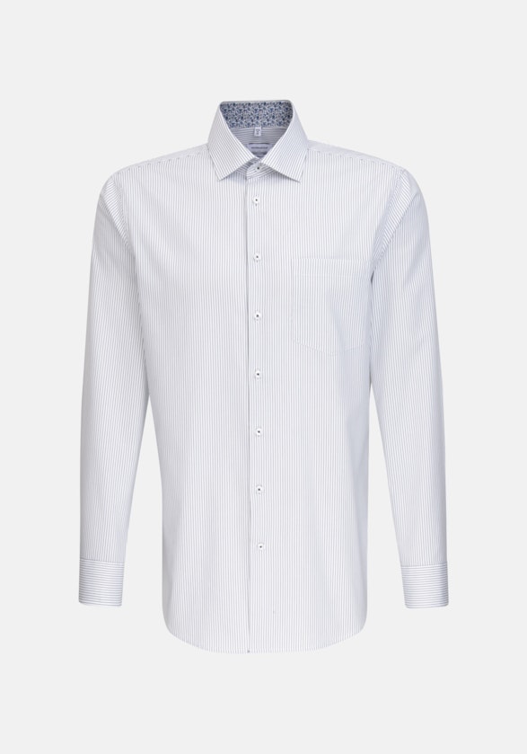 Non-iron Oxford shirt in Regular with Kent-Collar in Dark Blue |  Seidensticker Onlineshop