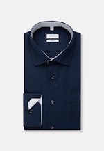Regular Business Hemd Uni in Dunkelblau |  Seidensticker Onlineshop