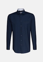 Regular Business Hemd Uni in Dunkelblau |  Seidensticker Onlineshop