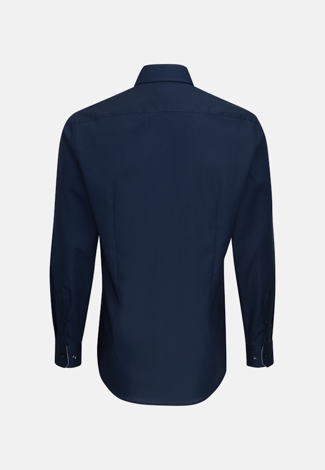Shaped Business Hemd Uni in Dunkelblau |  Seidensticker Onlineshop