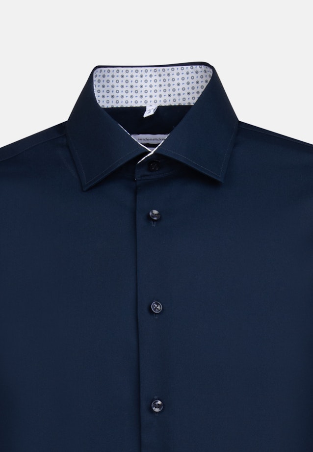 Slim Business Hemd Uni in Dunkelblau |  Seidensticker Onlineshop
