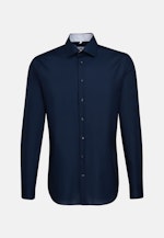 Slim Business Hemd Uni in Dunkelblau |  Seidensticker Onlineshop