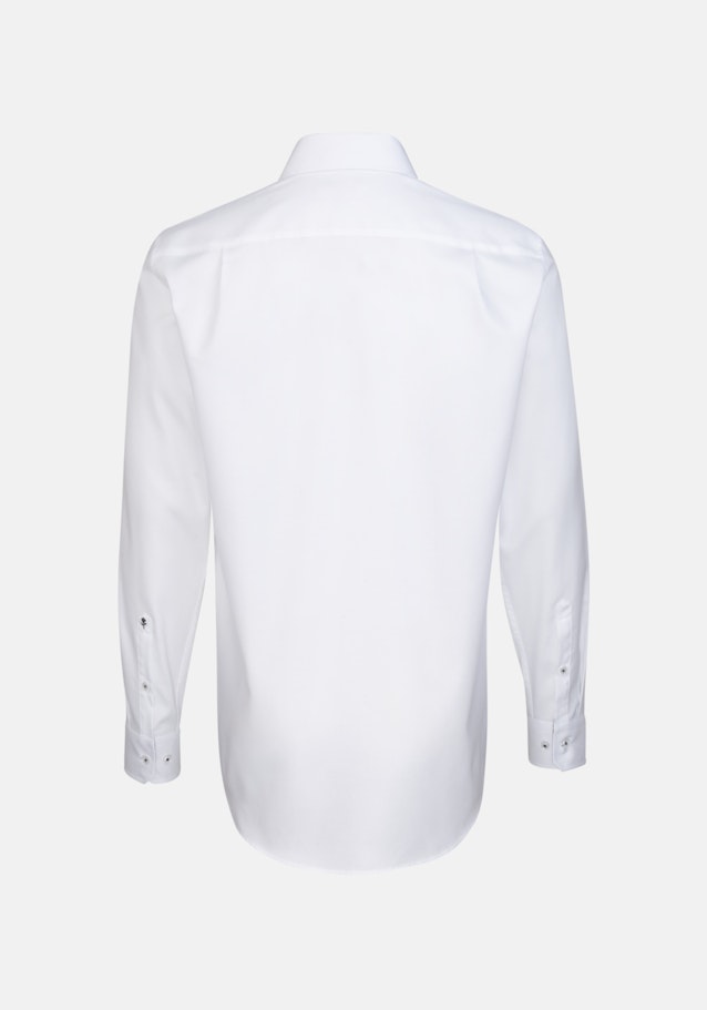 Non-iron Oxfordhemd in Regular with Kentkraag in Wit |  Seidensticker Onlineshop