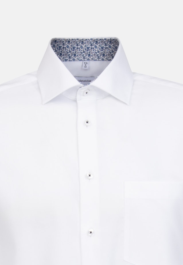Regular Oxford shirt Plain in White |  Seidensticker Onlineshop