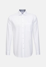 Regular Oxford shirt Plain in White |  Seidensticker Onlineshop