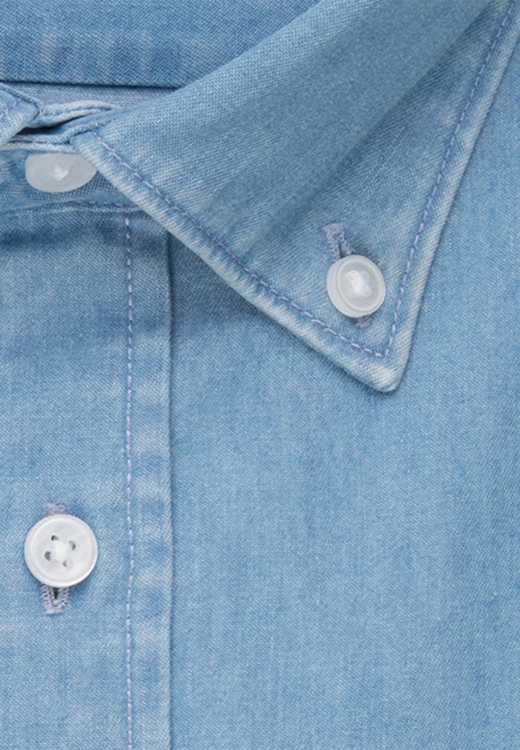 Slim Denimhemd Uni in Hellblau |  Seidensticker Onlineshop