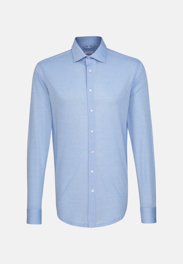 Regular Jersey shirt Plain in Light Blue |  Seidensticker Onlineshop