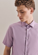 Shaped Business Shirt Plain in Purple |  Seidensticker Onlineshop