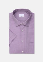 Shaped Business Shirt Plain in Purple |  Seidensticker Onlineshop
