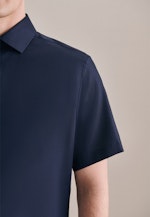 Shaped Business Hemd Uni in Dunkelblau |  Seidensticker Onlineshop