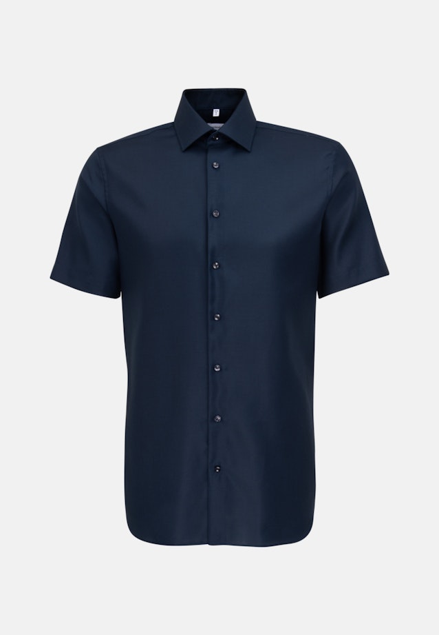 Slim Business Hemd Uni in Dunkelblau |  Seidensticker Onlineshop