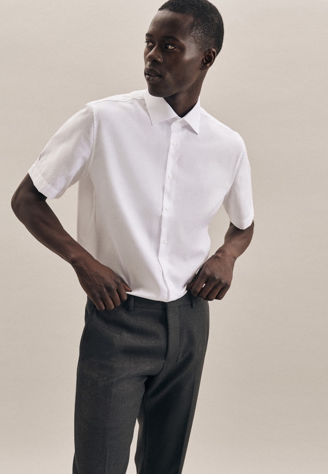 Slim Chemise Business uni in Blanc |  Seidensticker Onlineshop
