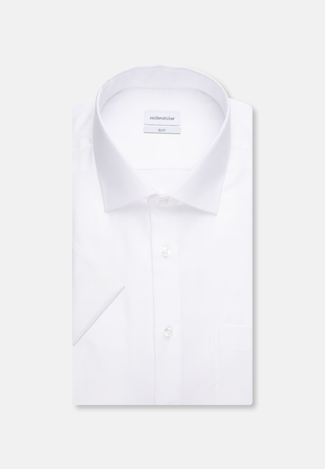 Slim Business Hemd Uni in Weiß |  Seidensticker Onlineshop