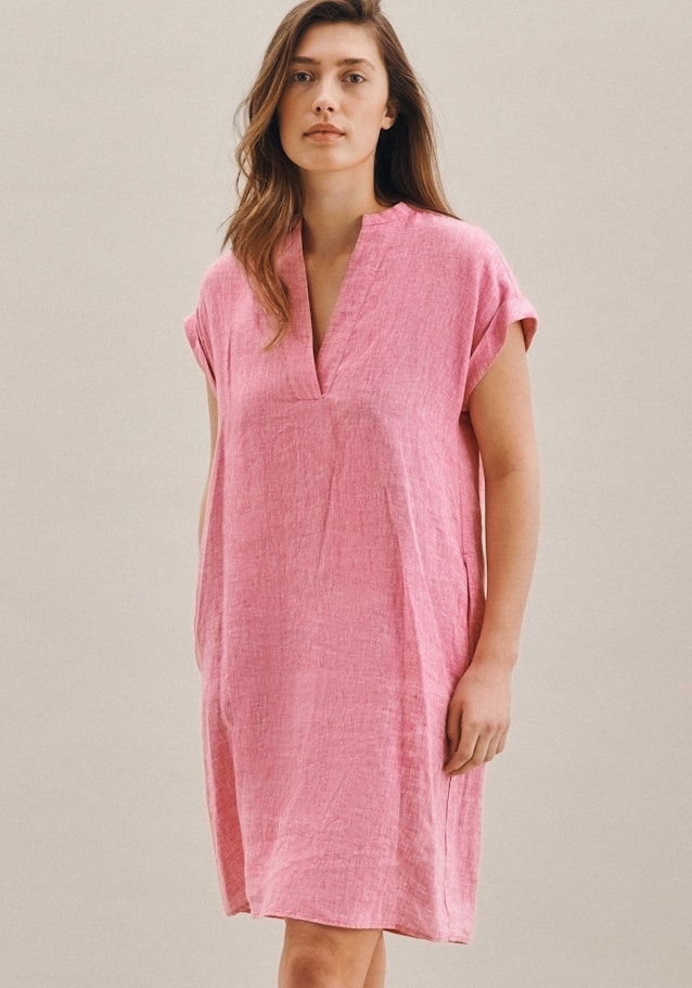 Leinen Midi Kleid in Rosa/Pink | Seidensticker Onlineshop