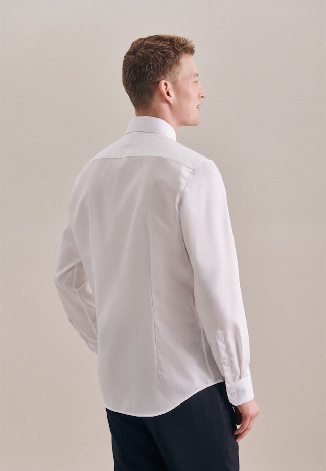 Slim Business Hemd Uni in Weiß |  Seidensticker Onlineshop