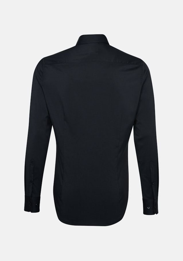 Performance shirt in Slim with Kent-Collar in Black |  Seidensticker Onlineshop