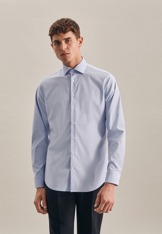 Slim Performance shirt Uni in Light Blue |  Seidensticker Onlineshop
