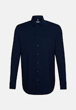 Slim Performancehemd Uni in Dunkelblau |  Seidensticker Onlineshop