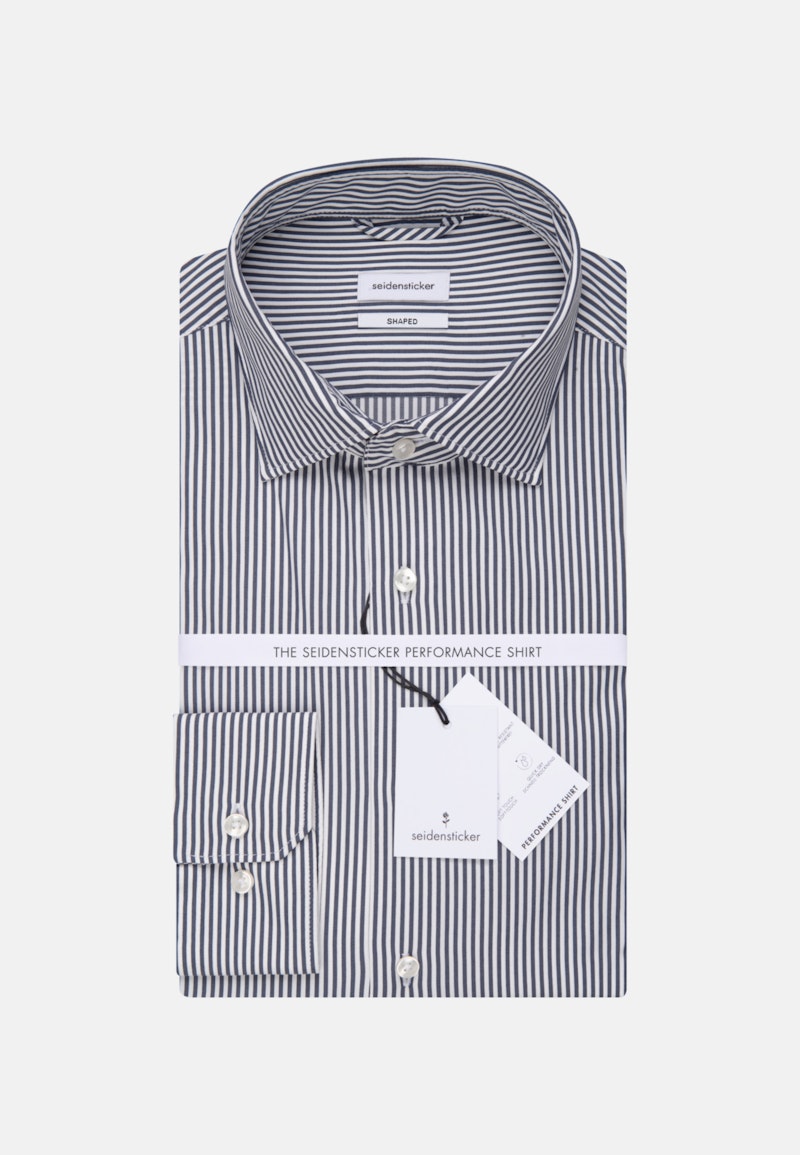 Easy-iron Performance shirt in Shaped with Kent-Collar