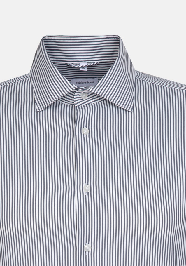 Easy-iron Performance shirt in Shaped with Kent-Collar in Dark blue |  Seidensticker Onlineshop