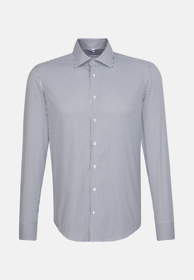 Shaped Performance shirt Stripes in Dark blue |  Seidensticker Onlineshop